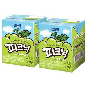 매일 피크닉 청포도 200ml x 48팩 24팩x2박스