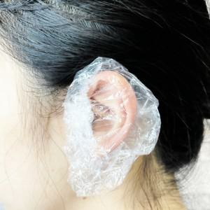 일회용 이어캡 귀마개 100p 귀보호캡 귀덮개 방수 염색 약 귀마개 비닐