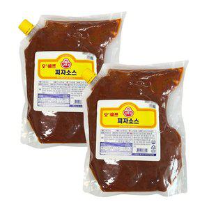 [오뚜기] 오쉐프 피자소스 2kg (스파우트팩) 2개