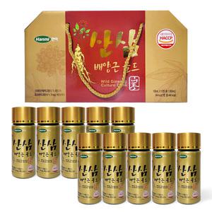 산삼배양근골드 100ml 10개입 3통 선물세트 홍삼 산삼