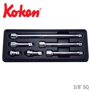 [KOKEN]코겐 3/8 소켓 연결대 복스연결대 세트 PK3760-6
