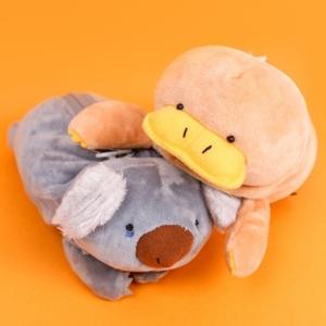 오리 꽥꽥 너구리 코알라 동물 필통 봉제 캐릭터 파우치 생일 선물