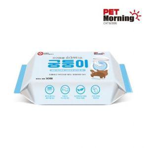 고양이 강아지 용변처리 30매 1p 펫 비데 물티슈