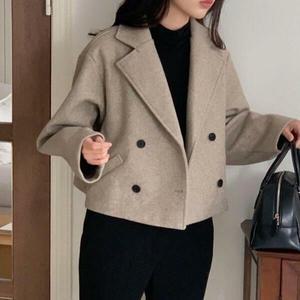 아트박스/신상오픈런 더블 숏자켓 빅카라 출근룩 여성블레이져