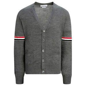 [톰브라운][명품] 톰브라운 24FW 스트라이프 가디건 메드 그레이 MKC410A Y1014 035