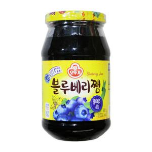오뚜기 블루베리쨈 500g 1개 잼 토스트 식빵