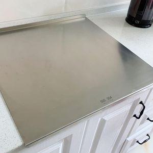 스테인레스 도마 50X70(1.5mm상판 두께1.5 보호판 304 싱크대 길이60 깊이40