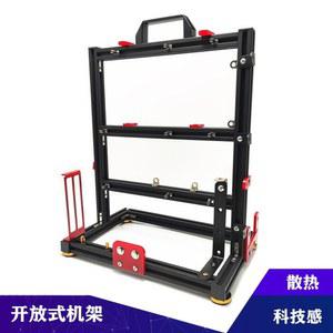 섀시 pc 케이스 투명 오버레이 플랫폼 컴퓨터 조립 개성 3 0 itx 마더보드