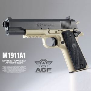 핸드건 콜트 M1911A1 에어건 TAN