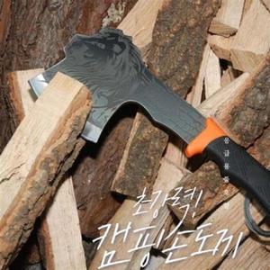 손도끼 초강력 사자무늬 캠핑용 손도끼 AXE 라이언33