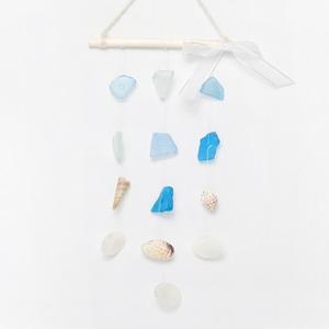 바다 유리 자개 모빌 만들기 DIY 키트 업사이클링 공예 씨글라스 썬캐쳐 행잉 인테리어소품 리사이클링 환