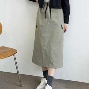 치마 포켓 주머니 밴딩 데일리 캐주얼 러블리 가을 봄