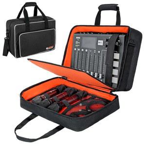 RODECaster Pro, RODECaster Pro II, TC-헬리콘 GoXLR, 팟캐스트 믹서 케이스 보호용 DJ 믹서 보관 가방 및 기타 팟캐스트 장비와 호환되는 LEFOR-Z 대형 오디오 믹서 여행용 케이스
