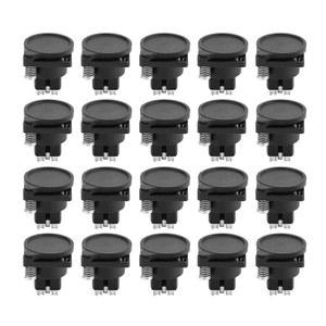 조이란 20pcs XLR 암컷 잭, 마이크 커넥터 어댑터용 3핀, 믹서용 방수 커버가 있는 오디오 앰프 어댑터 플러그, 녹음 스튜디오