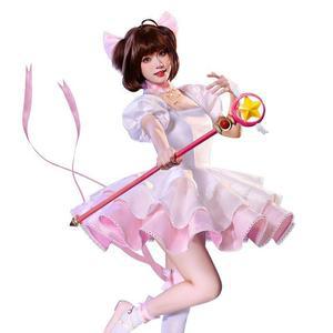 카드 캡터 체리 의상 코스프레 사쿠라 애니