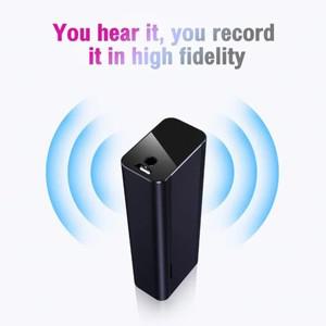 디지털 음성 녹음기 휴대용 전문 미니 딕터폰 음성 활성화 DSP 소음 감소 녹음 MP3 플레이어 100 시간