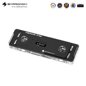 Barrowch FBRWB PA2 TFT 디지털 디스플레이 메모리 워터 블록 RAM 냉각 아머 포함 LRC 5v 조명 표준
