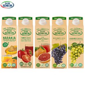 돈시몬 오렌지1L 1개+토마토1L 1개+자몽1L 1개+적포도1L 1개+백포도 모스카텔1L 1개 (총5개)한정행사음료수생과일