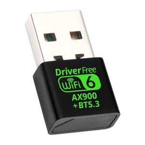 USB 와이파이 원격 제어 6 블루투스 5.3 어댑터 2 in 1 동글 듀얼 밴드 미니 SB 네트워크 무선 WLAN 리시버