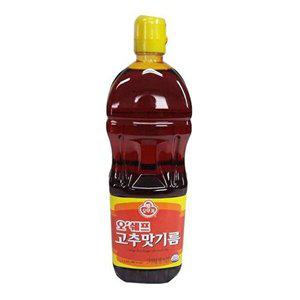 [셀러허브 패션][JHQRSOE7_52EP]오뚜기 기타기름 오쉐프 고추맛기름 1.5L