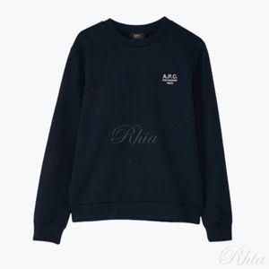 아페쎄 COHBV M27913 TIQ 다크 네이비/에크루 루 마담 스탠다드 공용 맨투맨