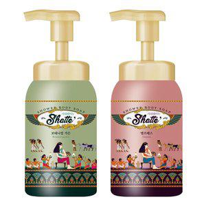 [기타]무궁화 샤워때비누 버블 바디워시 600ml X 2종(보태니컬가든+엠프레스)