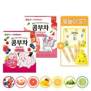 담터 포켓몬 콤부차 30T+30T 골라담기+윷놀이 세트