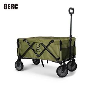 GERC 접이식  캠핑 트롤리 야외 당김 로드 캠핑 쇼핑 배달 캠프 소형 트레일러