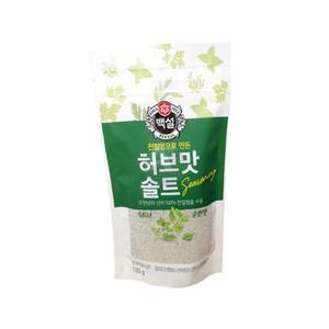 백설 허브맛 솔트 시즈닝 순한맛 100g 캠핑 업소용