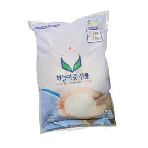 하늘이 준 선물 식용천일염 3kg 소금 업소용