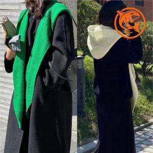 아이템 포근한 필수 후드 머플러 겨울 따뜻한 (3msyY)