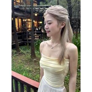 [오노마] ONM 스퀘어넥 민소매 후드 여성반팔 크롭 URS80