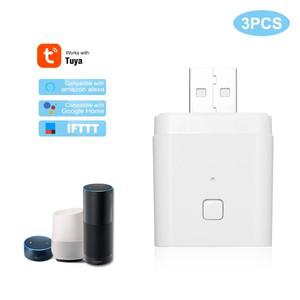 투야 스마트봇Tuya 마이크로 스마트 USB 어댑터 스위치 5V 와이파이 전원 홈 앱 음성 제어 알렉사 구글 홈