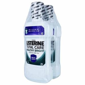 리스테린 토탈케어 헬씨브라이트액 750ml 2개입