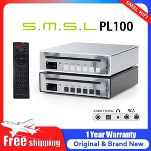 SMSL PL100 고해상도 오디오 CD 플레이어 휴대용 CS43131 지원 광 동축 32Ω/60mW 3.5mm 헤드폰 출력(원격