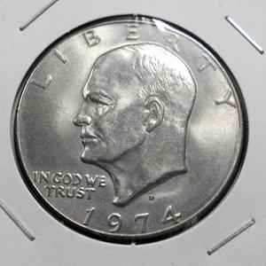 미국 1974년 아이젠하워 독수리 1달러 완미 주화