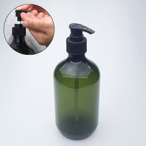욕실 리필용 빈샴푸통 다용도 샴푸공병 로션펌프 주방세제통 그린 500ml