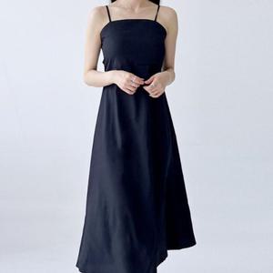 [오노마] ONM 블랙 롱 원피스 뒷트임 호캉스 바캉스 휴양지  18858305)