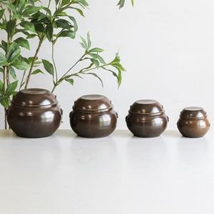 국산 미니 옹기 소품 현관 소금 항아리 작은 단지 양념통 4size