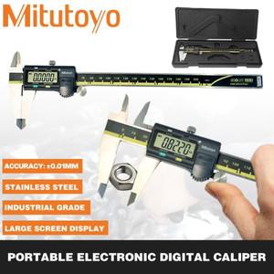 Mitutoyo 디지털 버니어 캘리퍼스 0.01MM 고정밀 스테인레스 스틸 내마모성 150/200/300mm 측정 도구