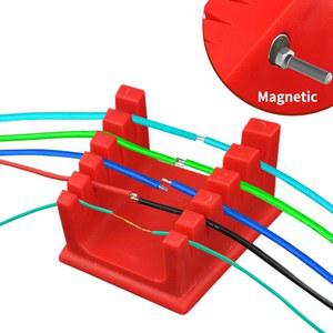 HZY ABS 용접 케이블 12AWG 기어가있는 벤치 홀더 클램프 와이어 납땜 고정 장치 30AWG