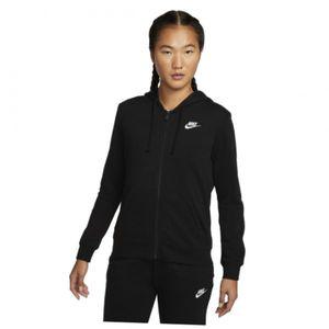 (매장정품) 나이키 NIKE 스포츠웨어 클럽 플리스 풀집 후디 W - 블랙:화이트 DQ5472-010 118899