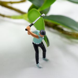 골프 피규어 미니어처 1:87 이끼 테라리움 팔루다리움 만들기 DIY 소품 액세사리 골프백 11종