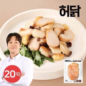프레시 슬라이스 닭가슴살 훈제맛 100g 20팩