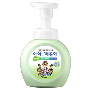 [아이깨끗해] 아이깨끗해 향균 폼 핸드솝 용기(250ml) 청포도향 손세정제 거품형 핸드워시