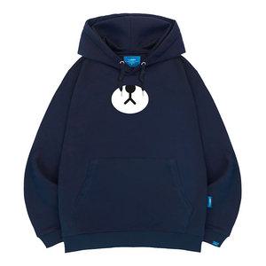 엘라모 기모H 베어노우즈 후드티 남녀공용 빅사이즈 M~4XL