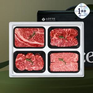 (롯데백화점)한우선물세트 구이2호 1++등급 1.6kg (등/채/안/특)