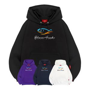 엘라모 3H 블루피쉬 후드티 남녀공용 빅사이즈 M~4XL