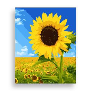 위메이크 페인팅 DIY 명화그리기 들판의 해바라기 40x50
