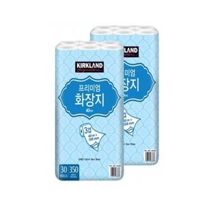 (2팩 구성) 코스트코 커클랜드 휴지 3겹40m30롤 x 2팩 화장지 두루마리휴지